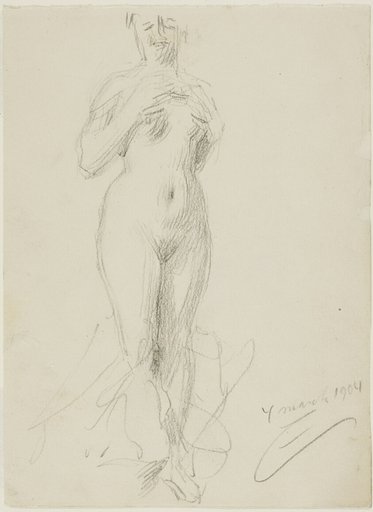 Standing Female Nude