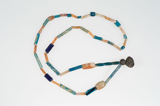 Necklace Strung with Indigenous and Imported Beads