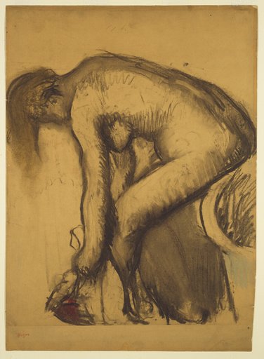 After the Bath (Woman Drying Her Feet)