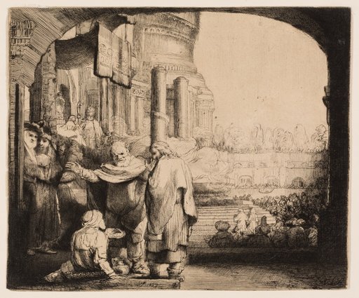 Peter and John Healing the Cripple at the Gate of the Temple