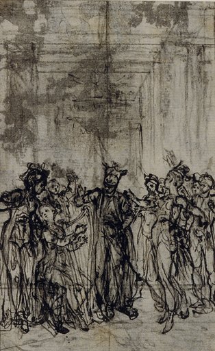 Study for Vignette in Jean François Marmontel's "Contes Moraux"