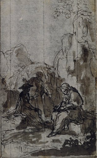 Study for Vignette in Abbé Dinouart's "Vie du Venerable don Juan de Palafox", p. 391