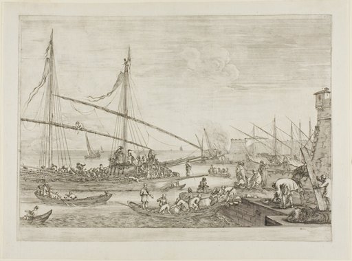 View of Fortifications, from Views of the Port of Livorno