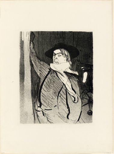 Portrait of Aristide Bruant, from Le Café-Concert