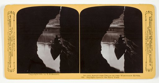 Skylight Cave in the Navy Yard, No. 255 from the series "In and About the Dells of the Wisconsin River"