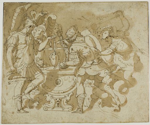 Camillus Attacking Brennus
