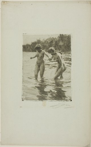 Two Bathers