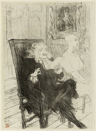 Truffier and Moreno, in Les Femmes Savantes