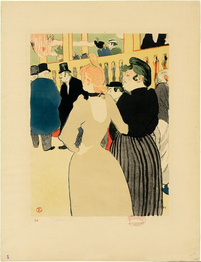At the Moulin Rouge, La Goulue and Her Sister