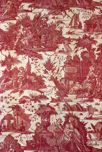 L'Agréable leçon (The Pleasant Lesson) (Furnishing Fabric)