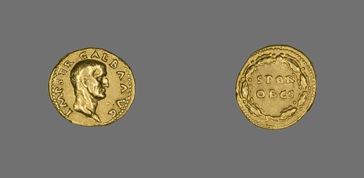 Aureus (Coin) Portraying Emperor Galba