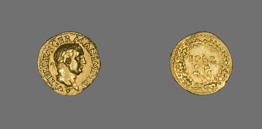 Aureus (Coin) Portraying Emperor Vitellius