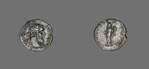 Denarius (Coin) Portraying Emperor Pertinax