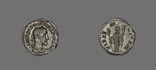 Denarius (Coin) Portraying the Emperor Maximinus