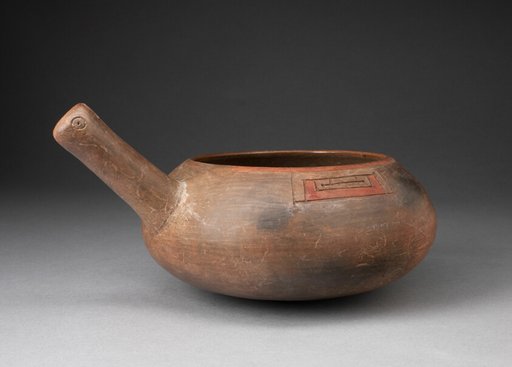 Corn Popper with Incised Geometric Motif
