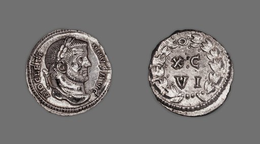 Argenteus (Coin) Portraying Emperor Diocletian