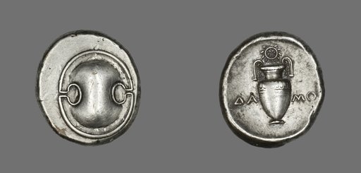 Stater (Coin) Depicting a Shield