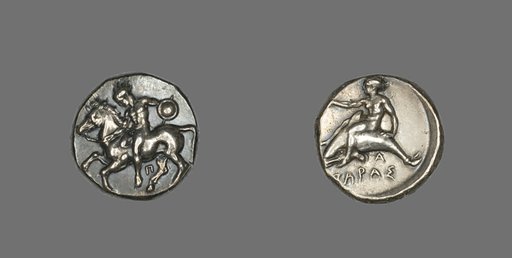 Stater (Coin) Depicting a Horseman