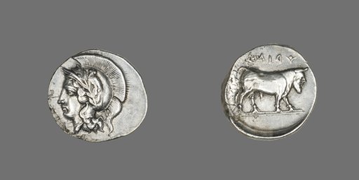 Didrachm (Coin) Depicting the Goddess Athena