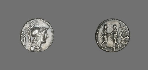 Denarius (Coin) Depicting the Goddess Minerva