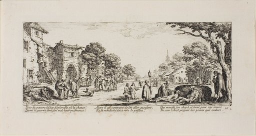 Dying Soldiers by the Roadside, plate sixteen from The Miseries of War