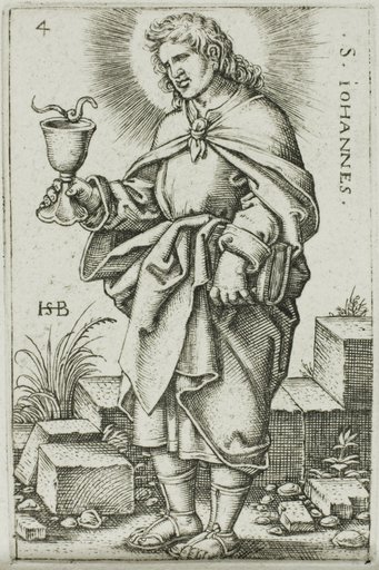 St. John, plate 4 from The Twelve Apostles