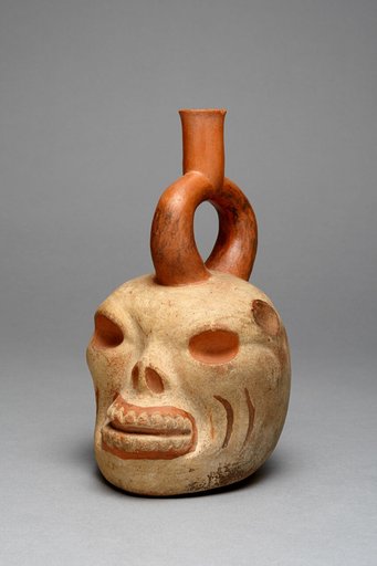 Vessel in the Form of a Human or Animal Skull