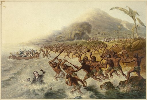 The Massacre of the Lamented Missionary the Rev. J. Williams and Mr. Harris