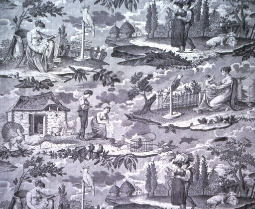 Le Kakatoès (The Cockatoo) (Furnishing Fabric)