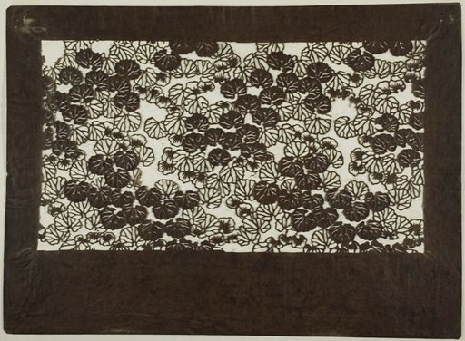 Stencil with Design of Mallows