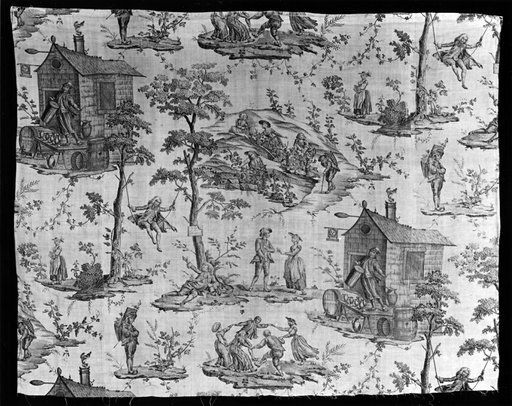 Les Vendages (Furnishing Fabric)