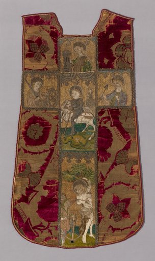 Chasuble Front with Orphrey Cross