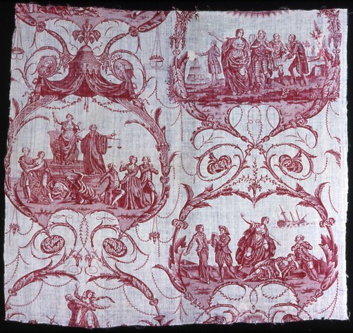 Triomphe de Voltaire (Triumph of Voltaire) (Furnishing Fabric)