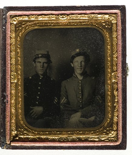 Untitled (Two Soldiers, Seated)