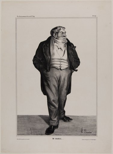 Mr. Baill.., plate 312 from Célébrités de la Caricature
