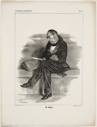 Mr. Guiz.., plate 340 from Célébrités de la Caricature