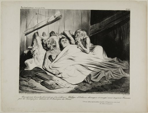 A Fair Reward Presented in 1800 by the Un-Prudish Savages of North America to Louis-Philippe of Orléans, surgeon and expatriate, but still a Frenchman. (I salute you, gracious Black Lady, the Lord is with you.) A Namaquan Ave Maria, plate 466