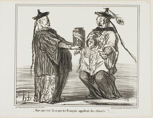 Strange.. this is what the French call "Chinois,” plate 21 from En Chine