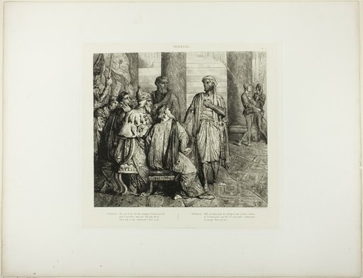 She Lov’d Me for the Dangers I Had Pass’d, plate 3 (act 1, scene 3) from Othello,