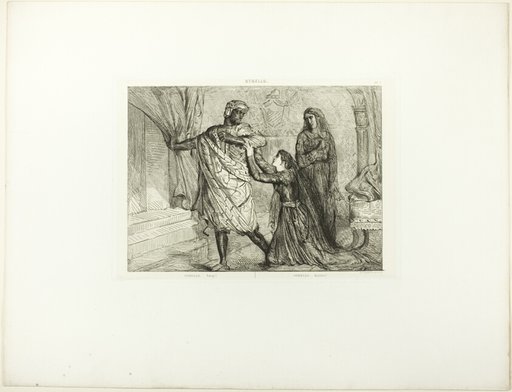 Away!, plate 7 (act 3, scene 4) from Othello