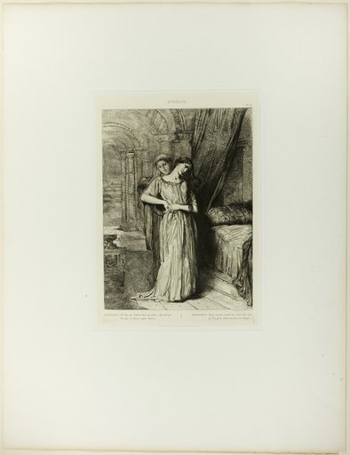 If I Do Die Before Thee, plate eight from Othello