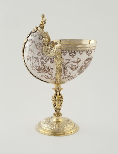 Nautilus-Shell Cup