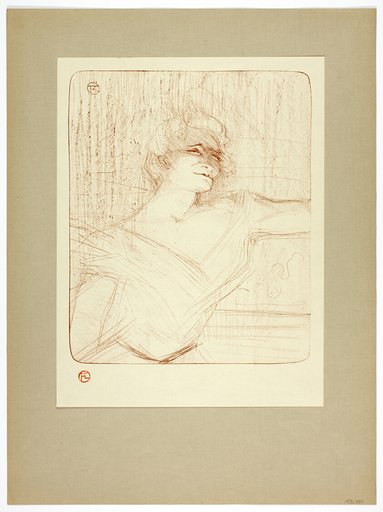 Dans la glu, plate two from Yvette Guilbert