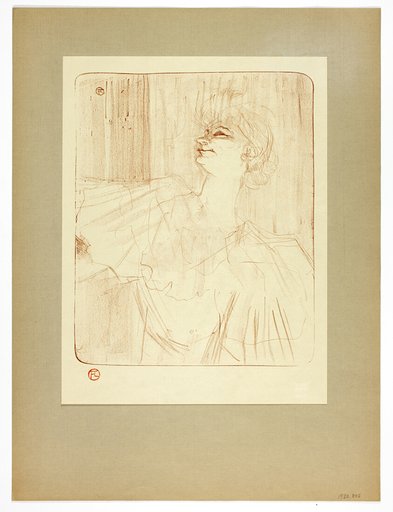 À Menilmontant by Bruant, plate four from Yvette Guilbert