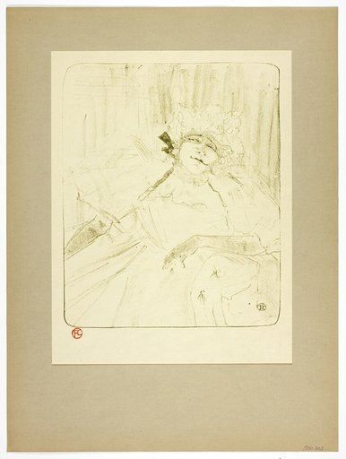 An Old Song, plate five from Yvette Guilbert