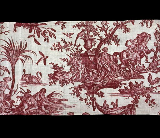 Les Quatre Parties du Monde (Four Quarters of the Globe) (Furnishing Fabric)