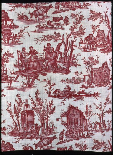 Scènes Flamandes (Furnishing Fabric)