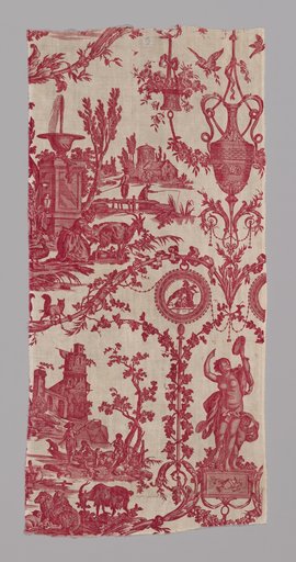 La Liberté Americaine (American Liberty) (Furnishing Fabric)