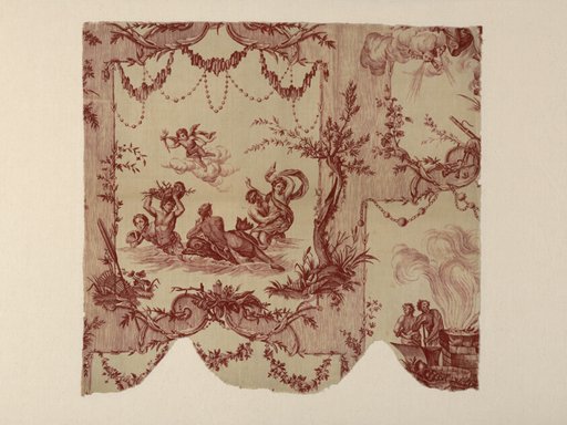 Les Quatre Éléments (The Four Elements) (Furnishing Fabric)