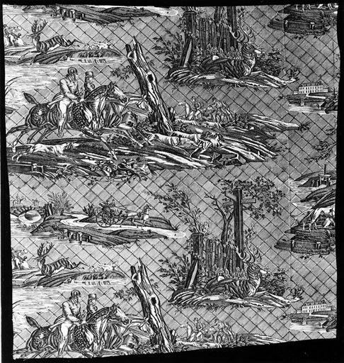 La Route de Jouy (The Road to Jouy) (Furnishing Fabric)